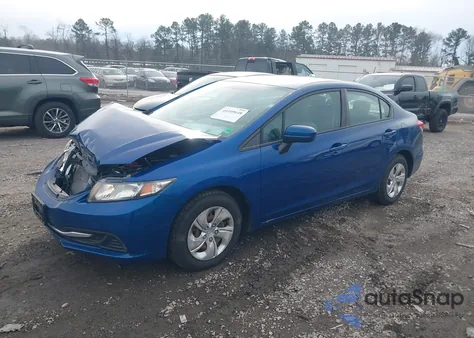 2014 Honda Civic Lx из США, поврежденный, VIN 19XFB2F54EE221912